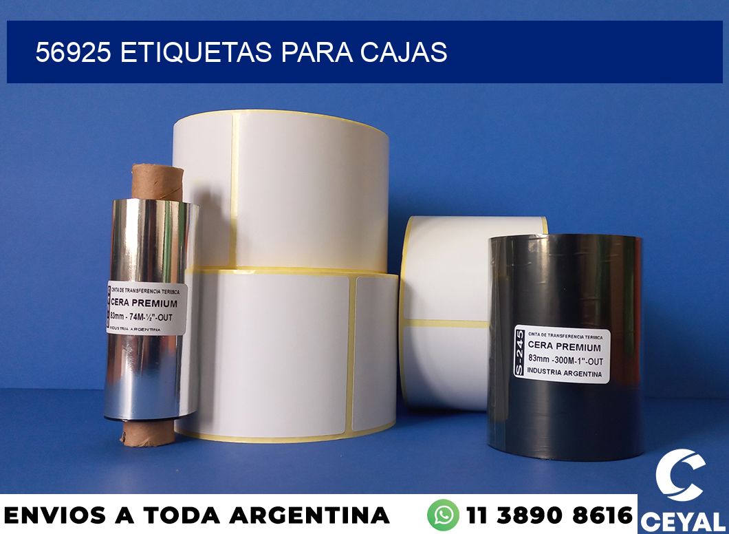 56925 etiquetas para cajas