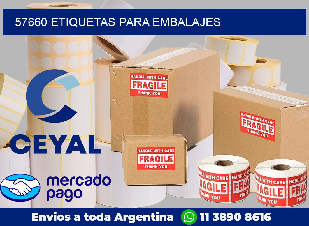 57660 Etiquetas para embalajes