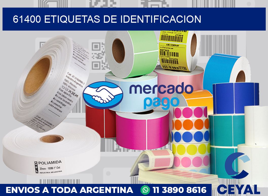 61400 Etiquetas de identificacion
