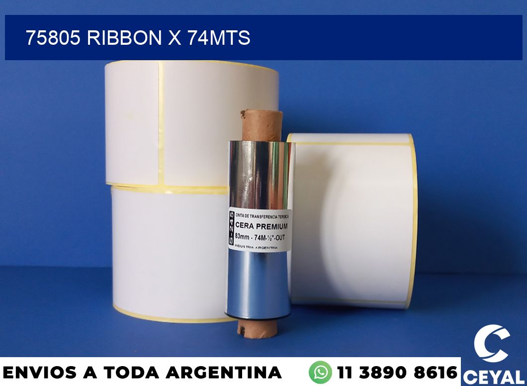 75805 ribbon x 74mts