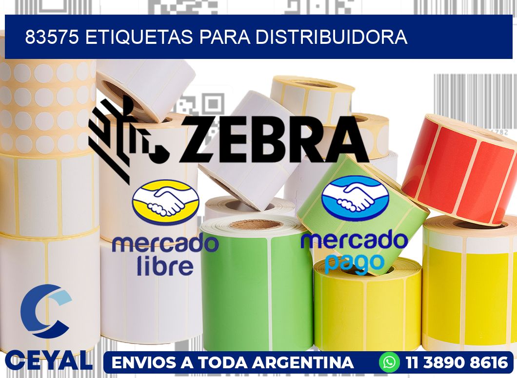 83575 Etiquetas para distribuidora