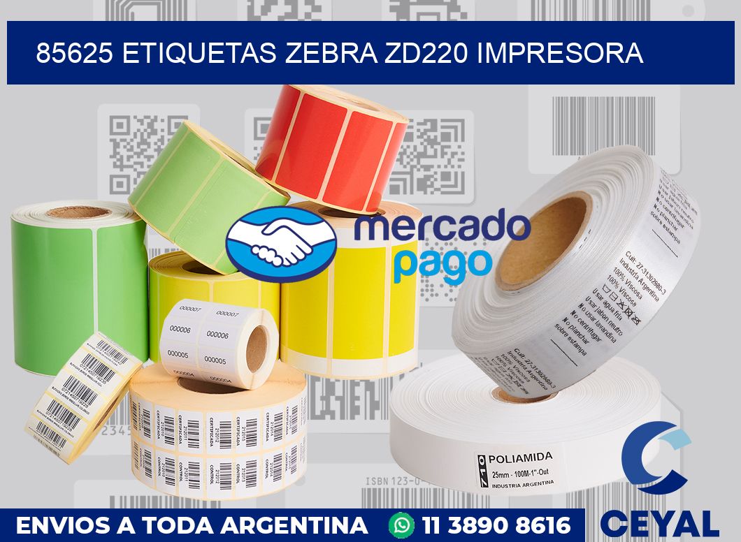 85625 etiquetas Zebra zd220 impresora