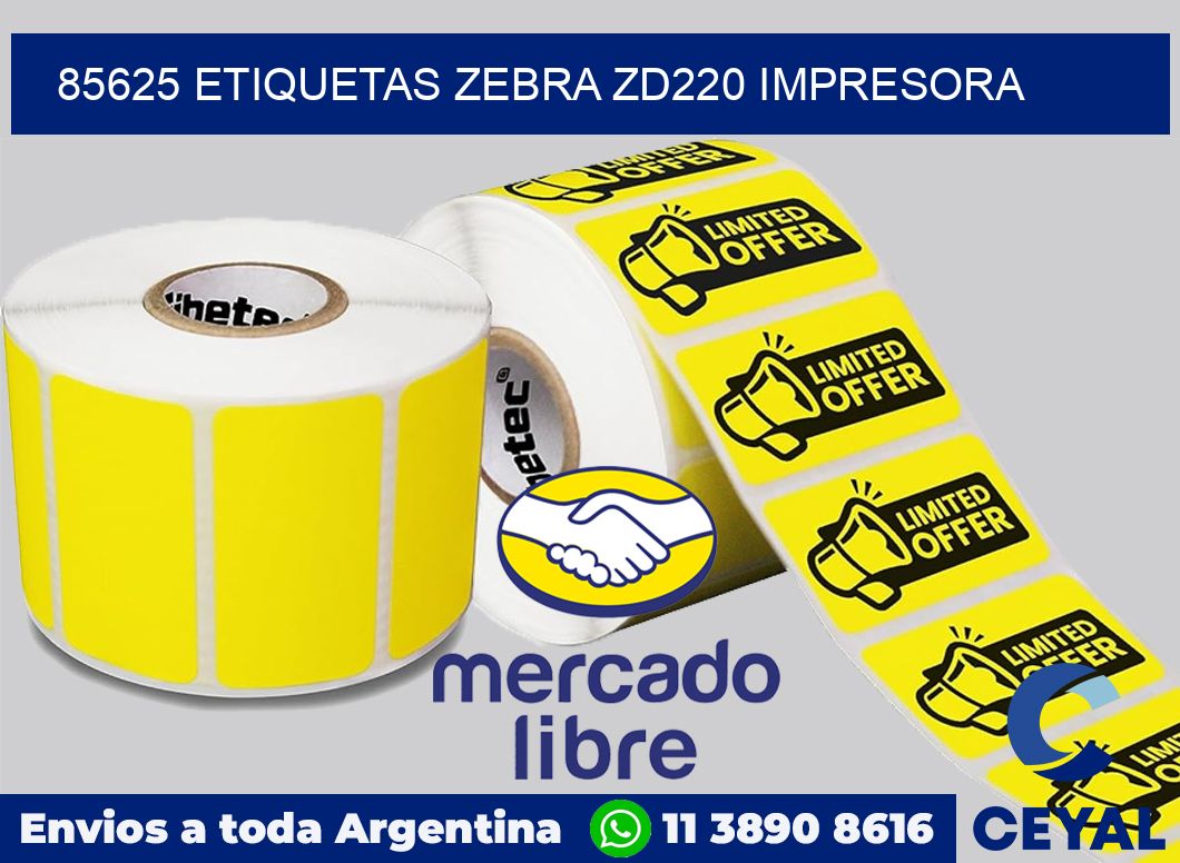 85625 etiquetas Zebra zd220 impresora