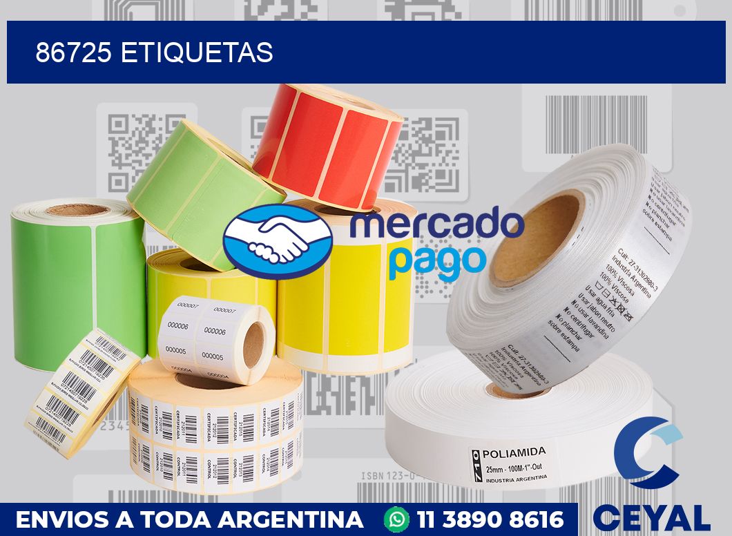 86725 etiquetas