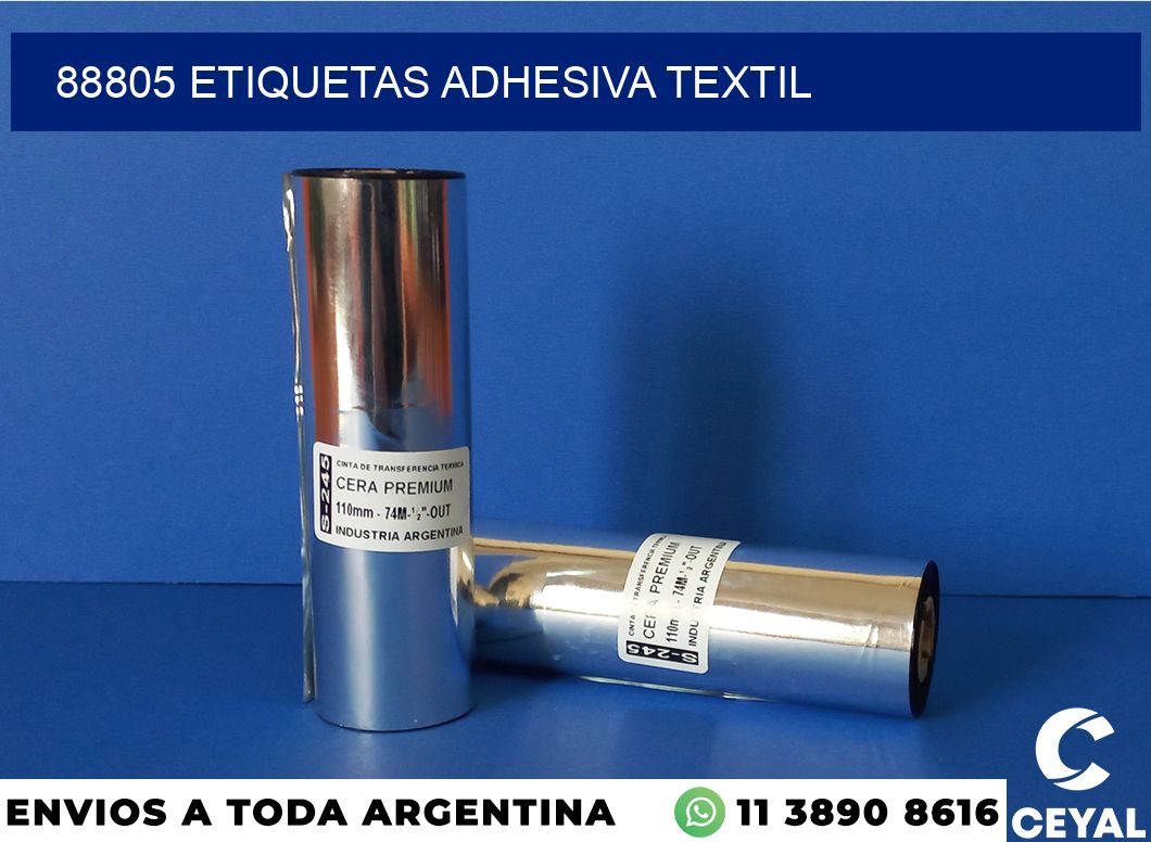 88805 etiquetas adhesiva textil