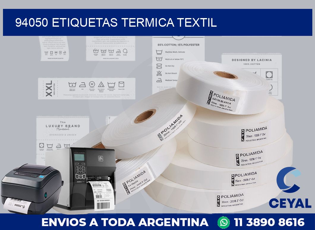 94050 etiquetas termica textil