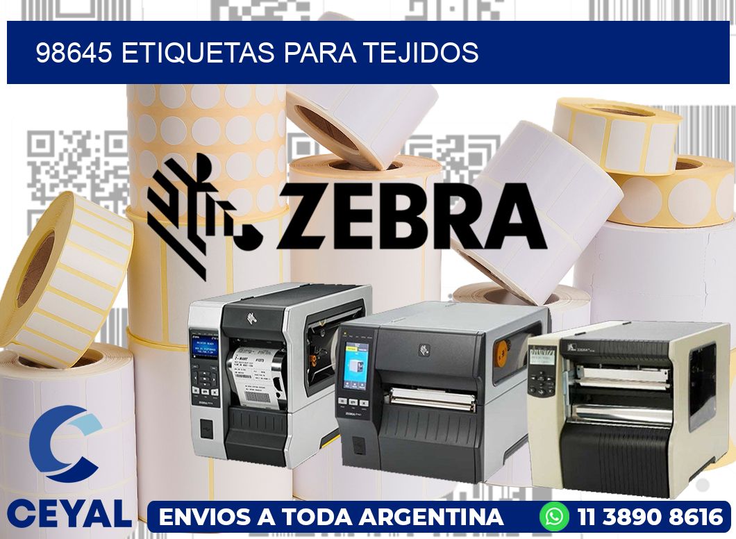 98645 Etiquetas para tejidos