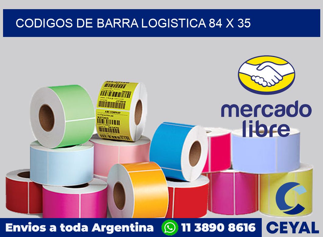 Codigos de barra logistica 84 x 35