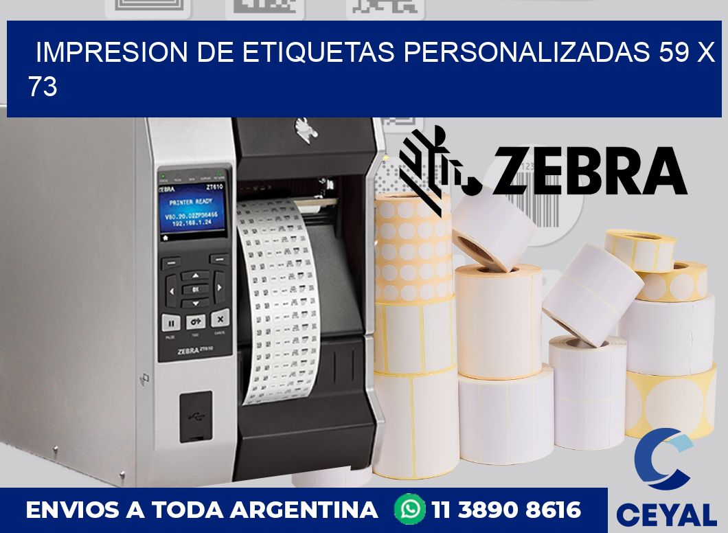 Impresion de etiquetas personalizadas 59 x 73