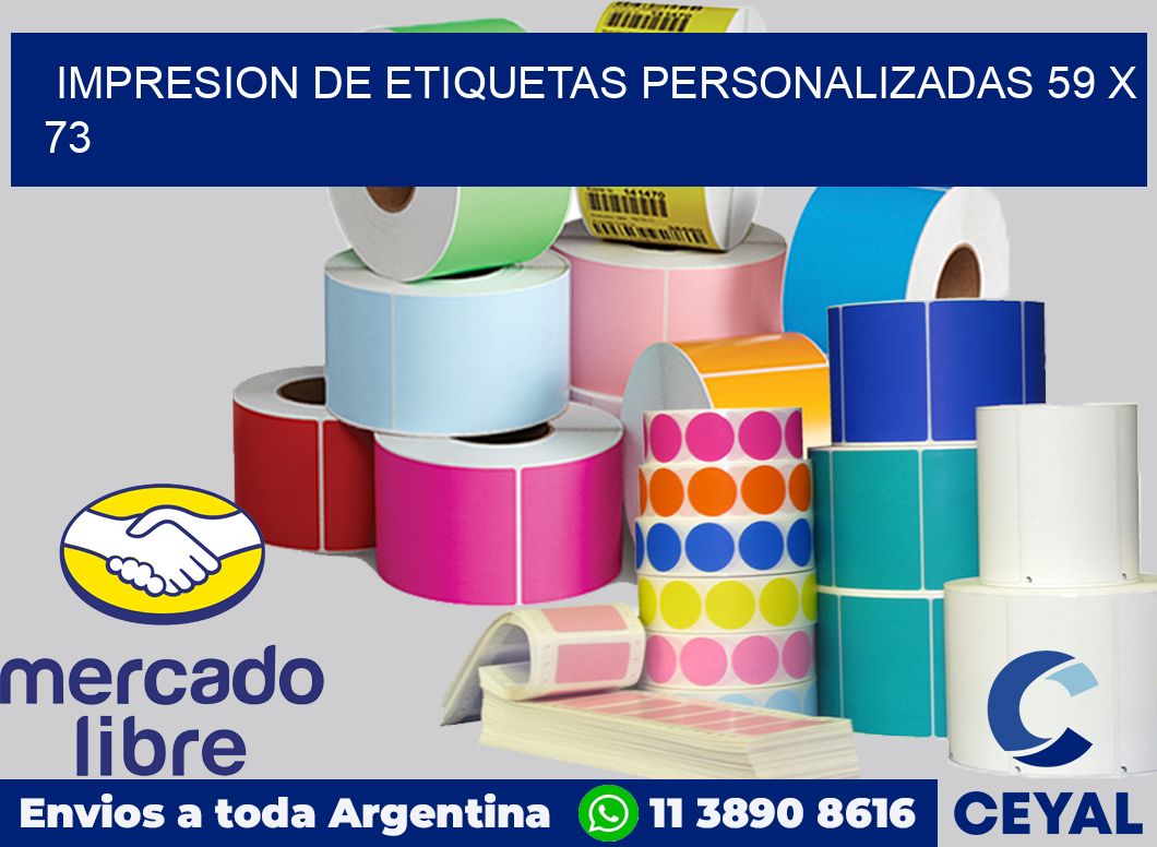 Impresion de etiquetas personalizadas 59 x 73
