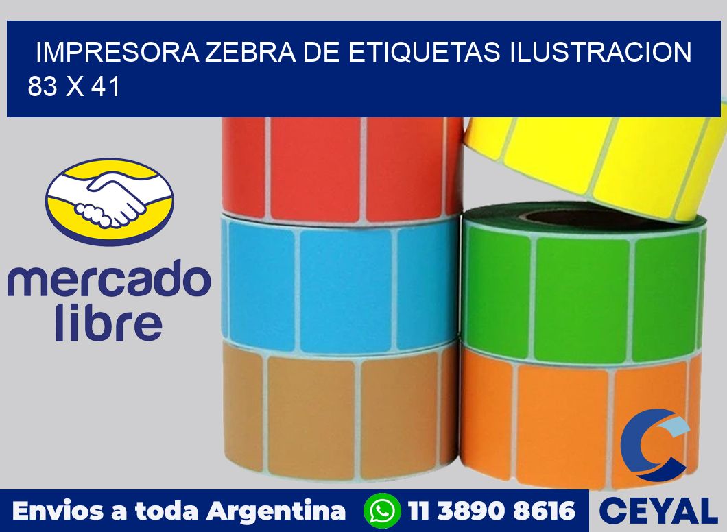 Impresora Zebra de etiquetas ilustracion 83 x 41