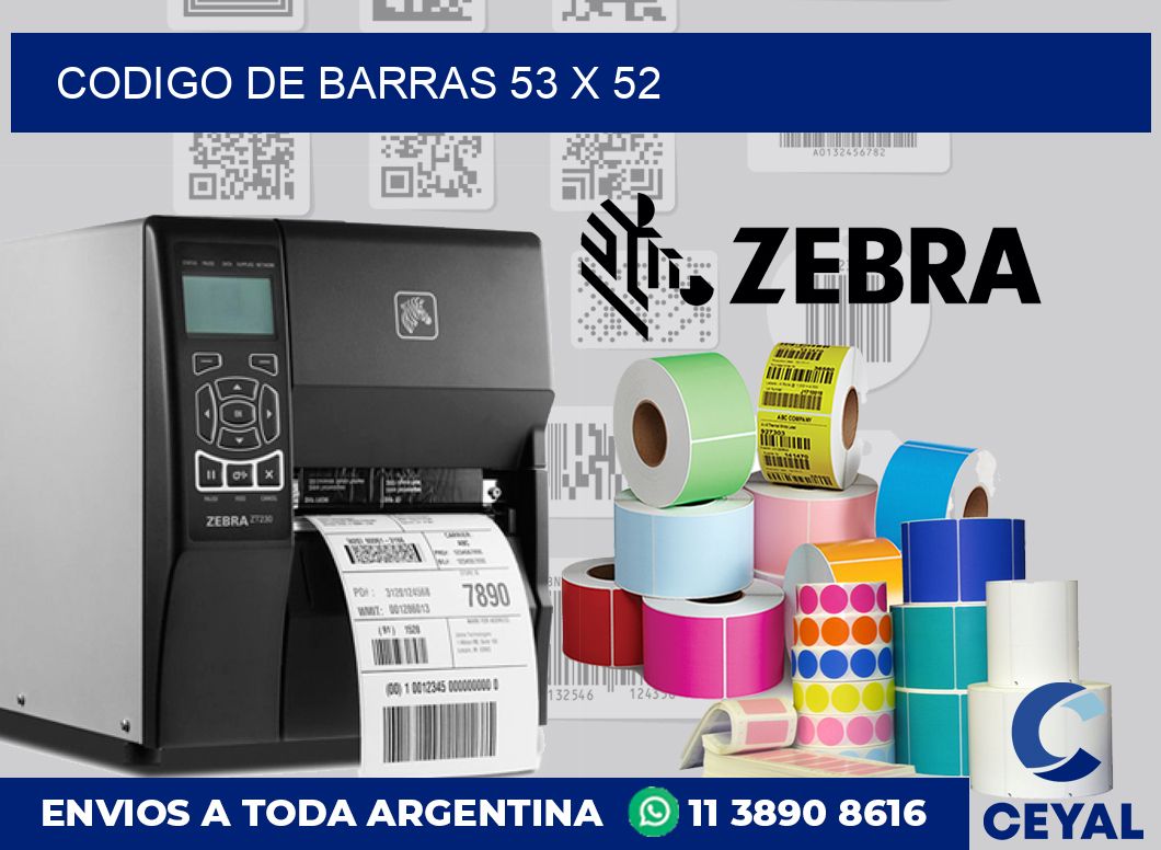 codigo de barras 53 x 52