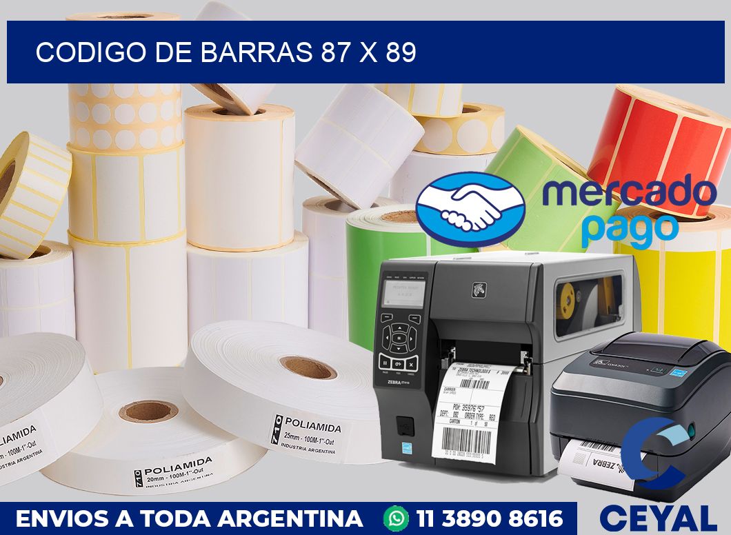 codigo de barras 87 x 89