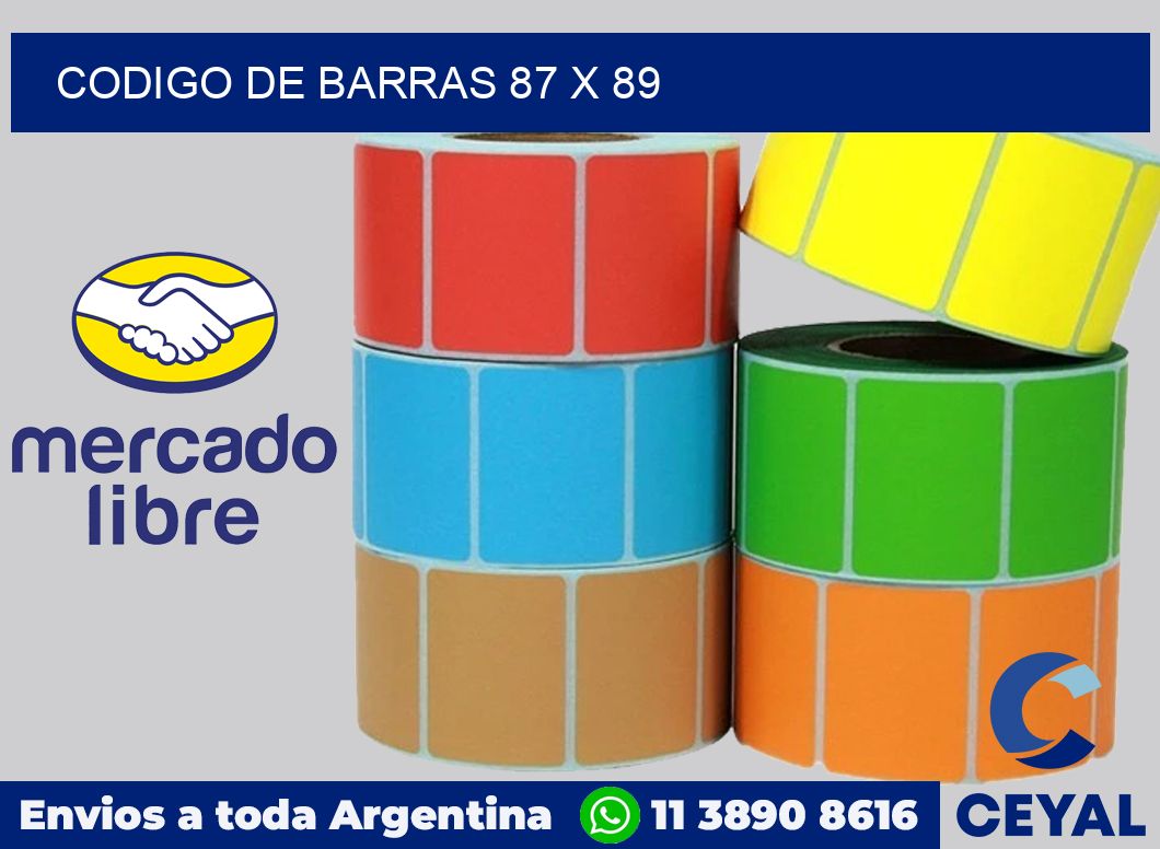 codigo de barras 87 x 89