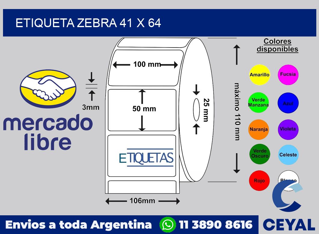 etiqueta zebra 41 x 64