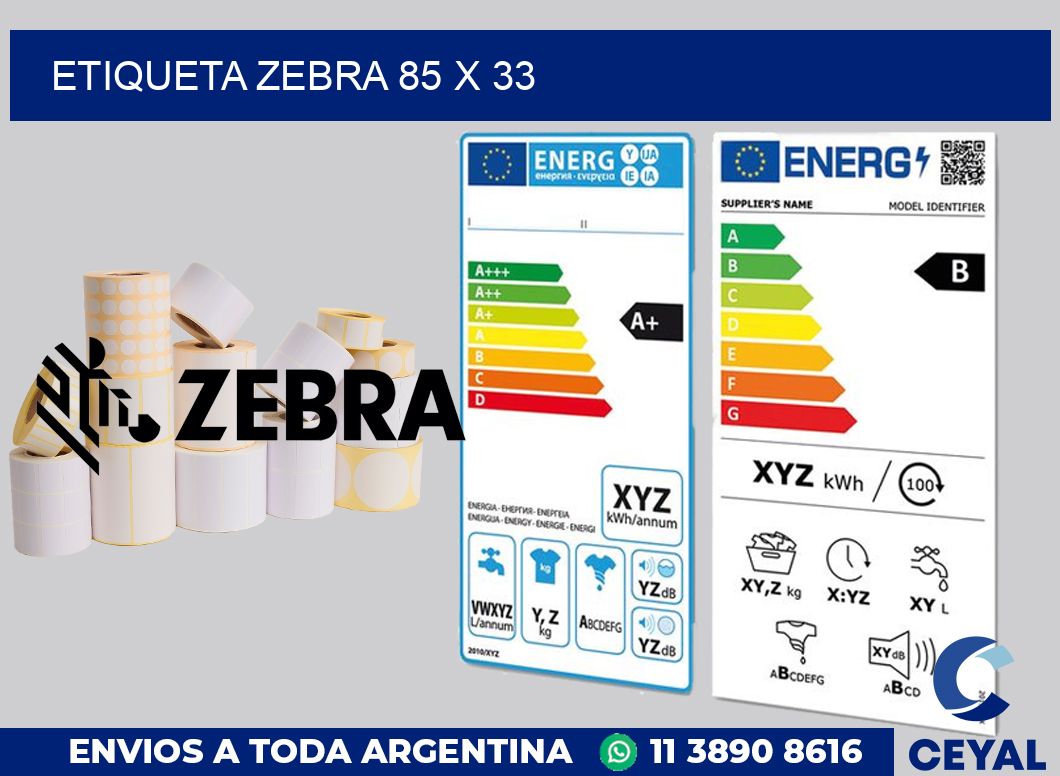 etiqueta zebra 85 x 33