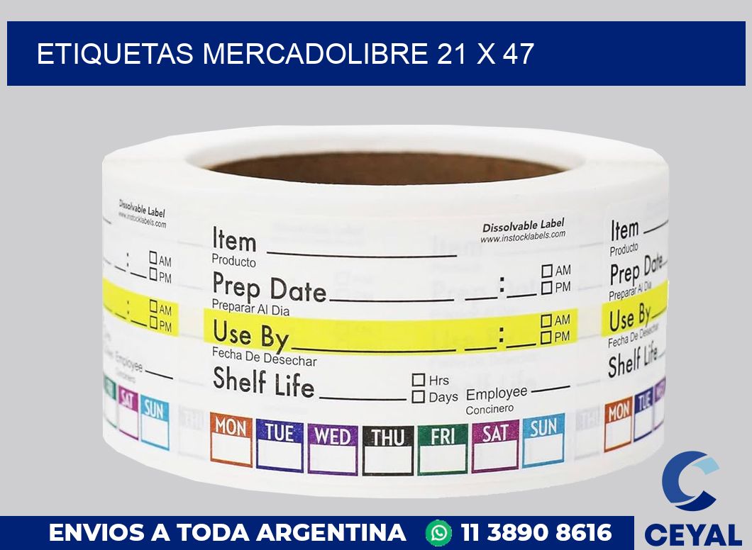 etiquetas mercadolibre 21 x 47