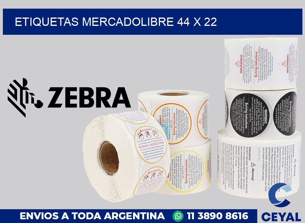 etiquetas mercadolibre 44 x 22