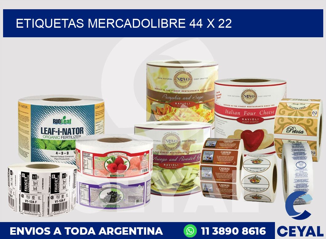 etiquetas mercadolibre 44 x 22
