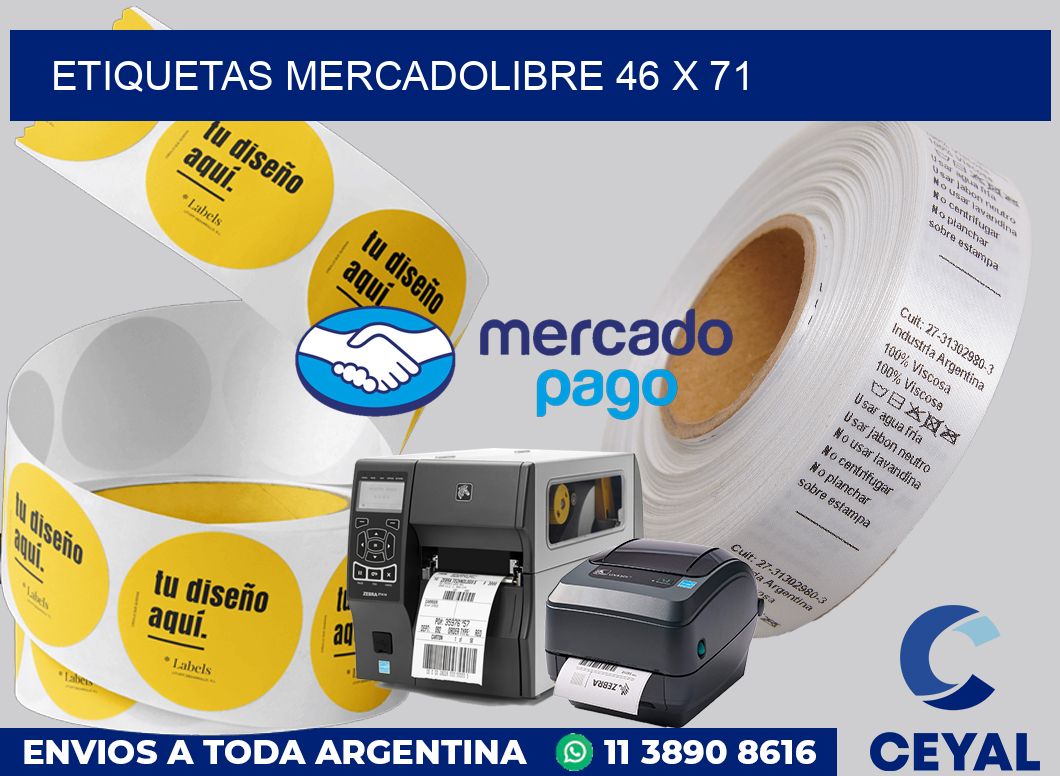 etiquetas mercadolibre 46 x 71