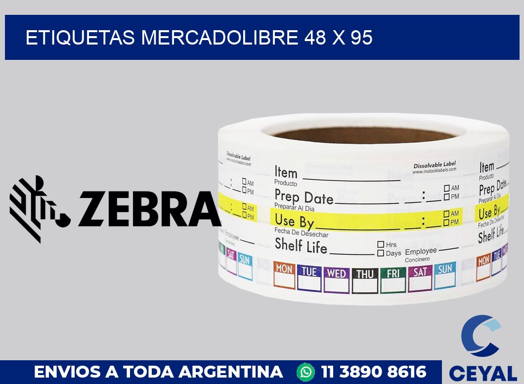 etiquetas mercadolibre 48 x 95