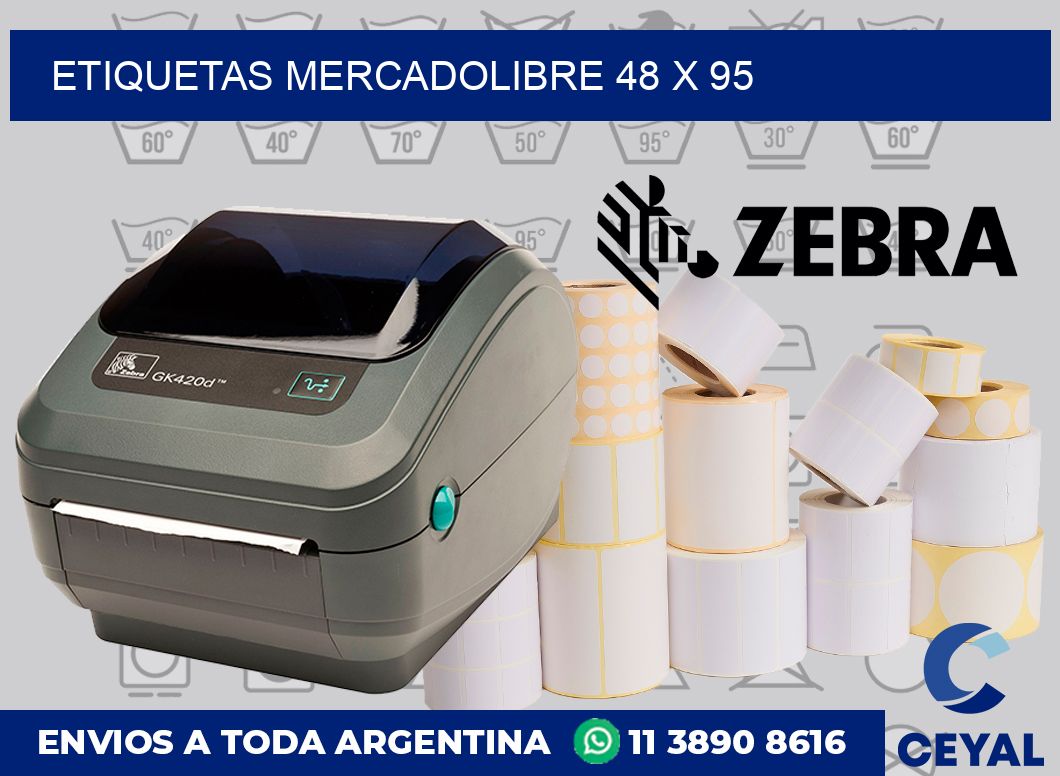 etiquetas mercadolibre 48 x 95