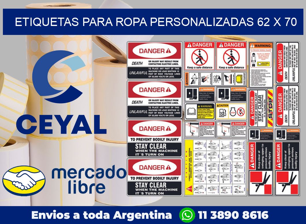 etiquetas para ropa personalizadas 62 x 70