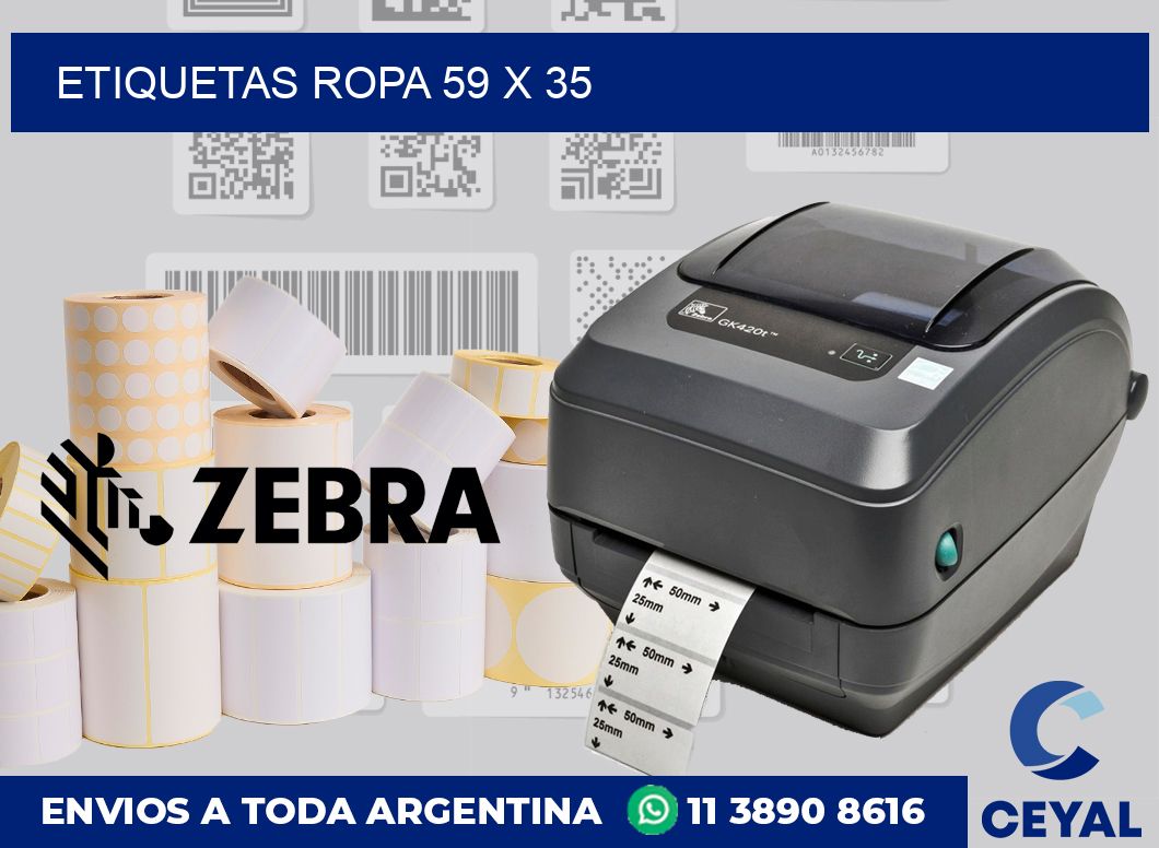 etiquetas ropa 59 x 35