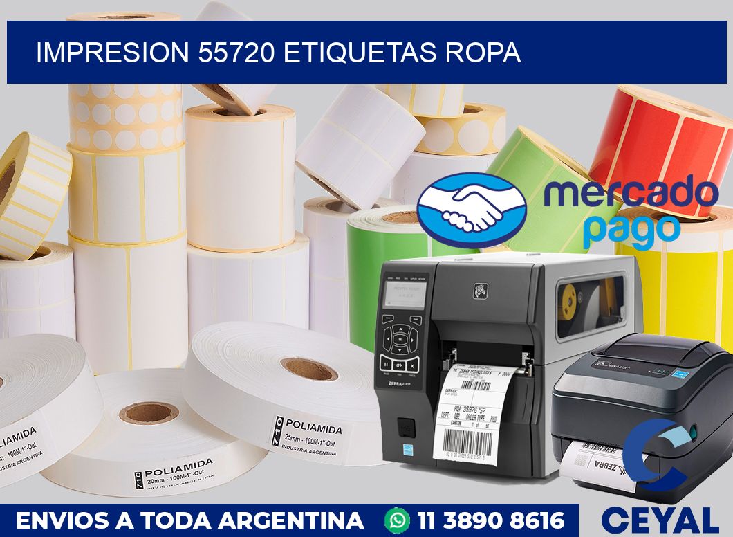 impresion 55720 etiquetas ropa