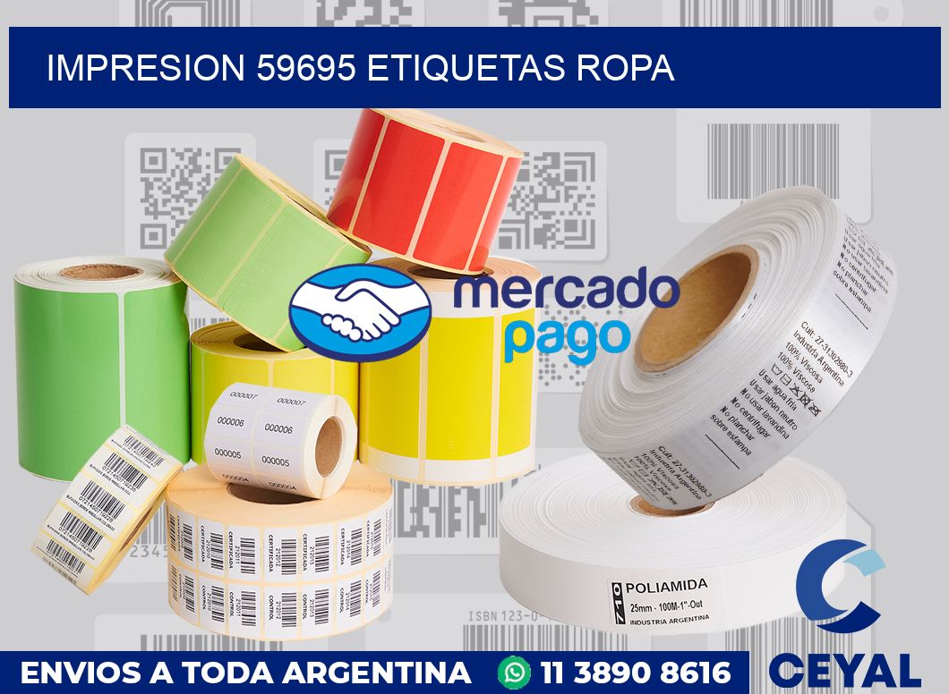 impresion 59695 etiquetas ropa