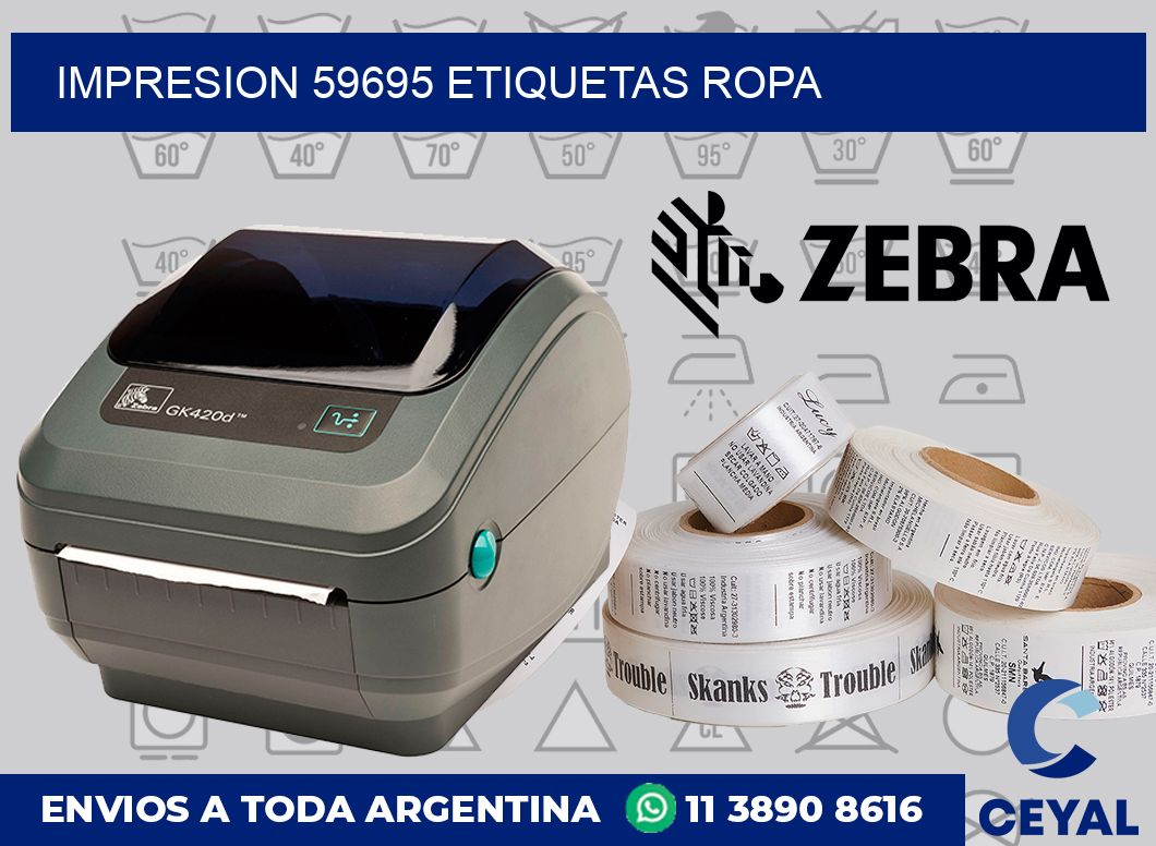 impresion 59695 etiquetas ropa