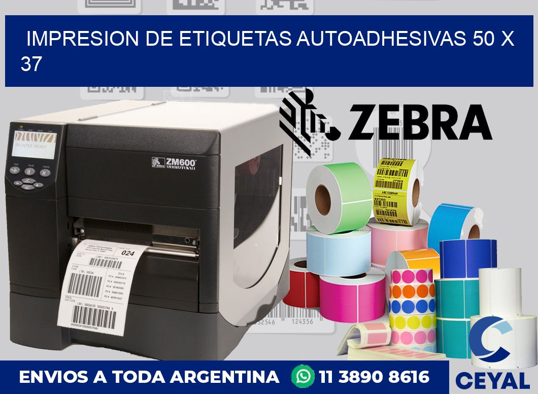 impresion de etiquetas autoadhesivas 50 x 37