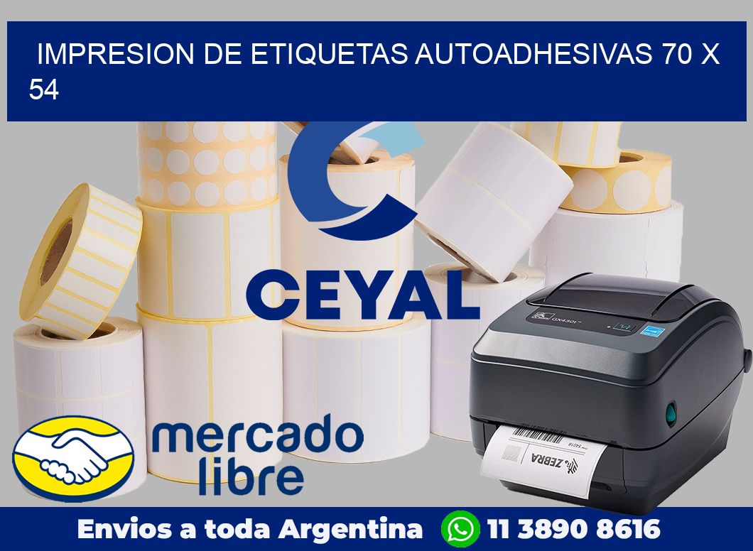 impresion de etiquetas autoadhesivas 70 x 54