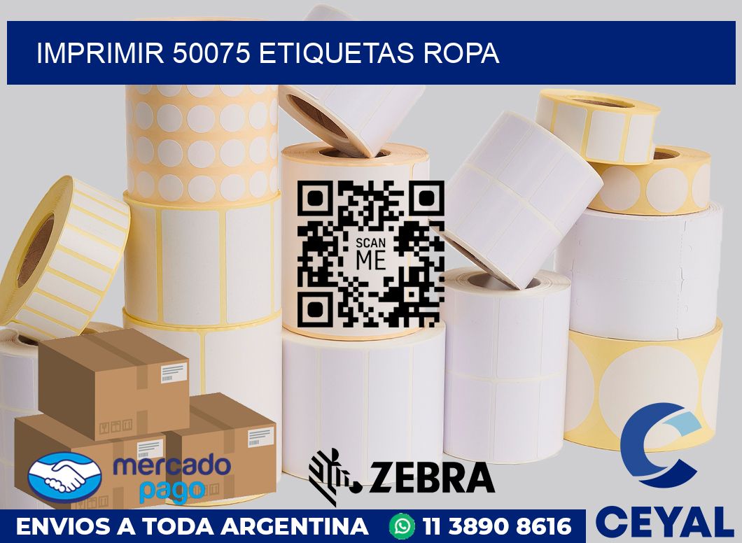 imprimir 50075 etiquetas ropa