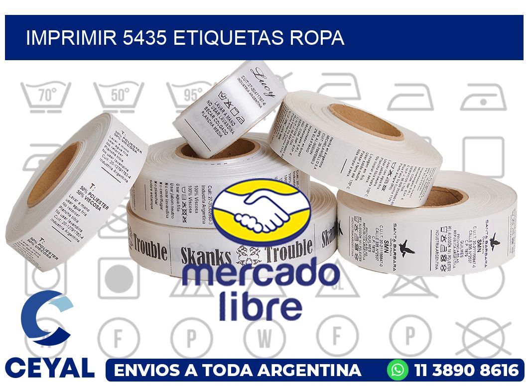 imprimir 5435 etiquetas ropa