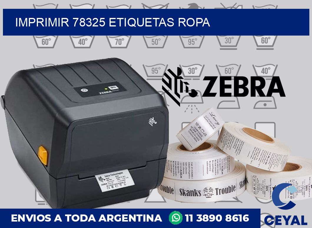 imprimir 78325 etiquetas ropa