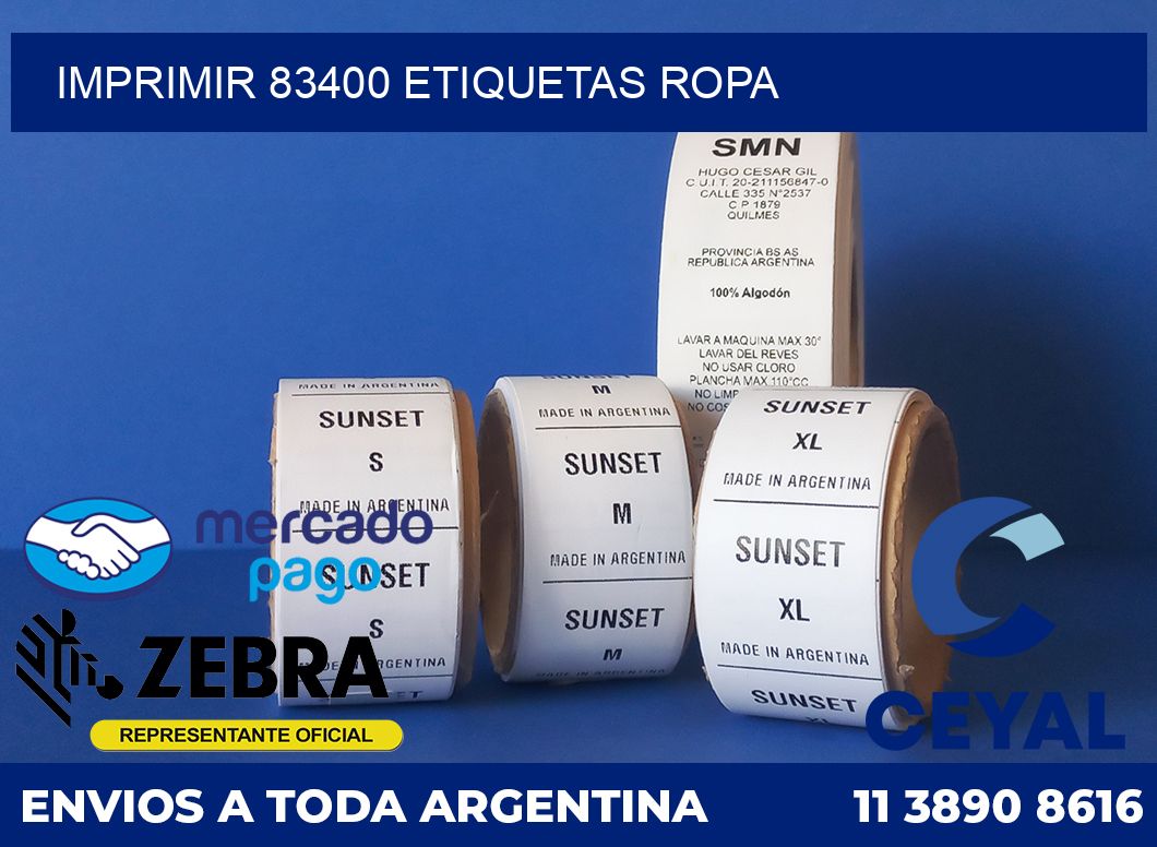 imprimir 83400 etiquetas ropa