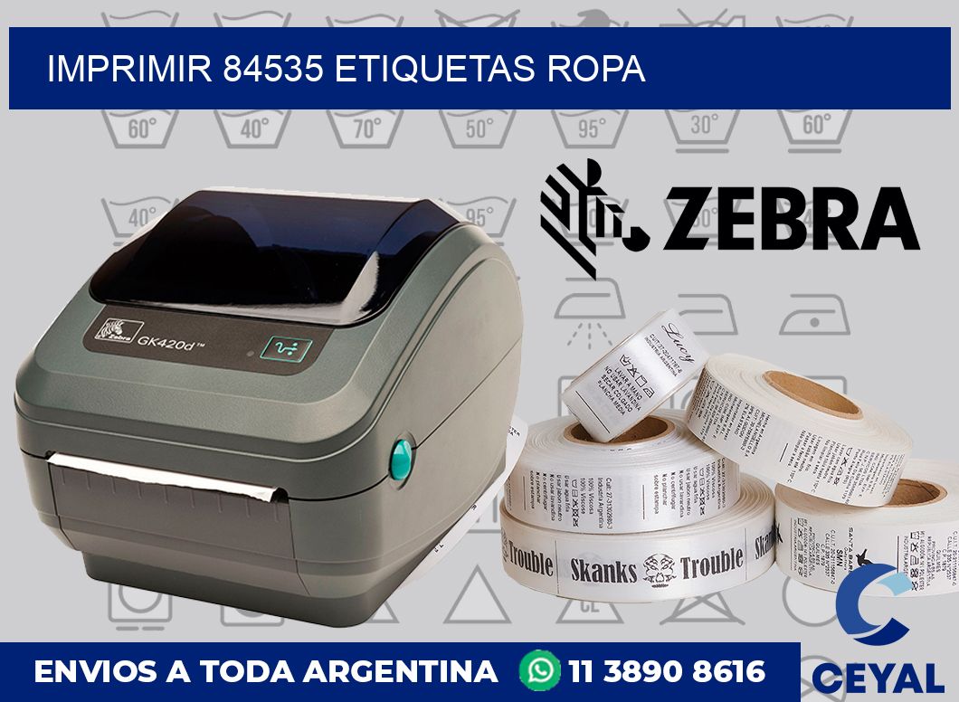 imprimir 84535 etiquetas ropa