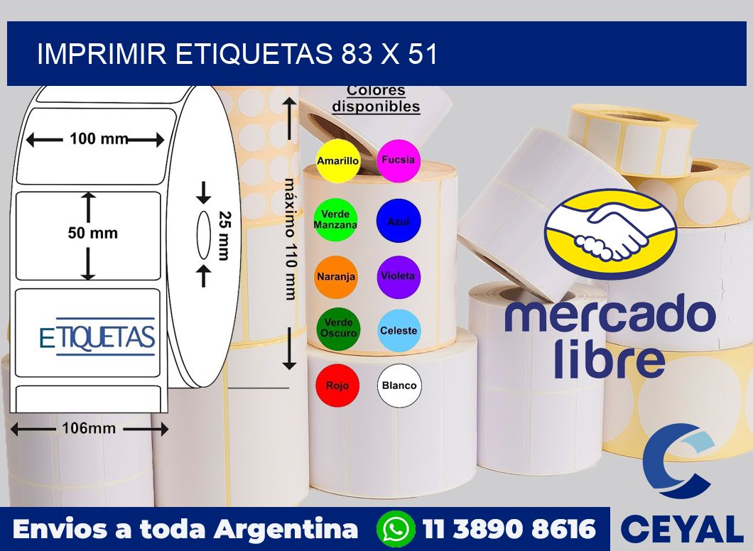 imprimir etiquetas 83 x 51
