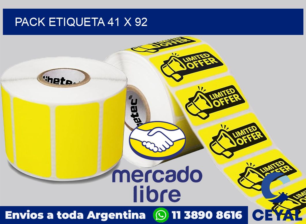 pack etiqueta 41 x 92