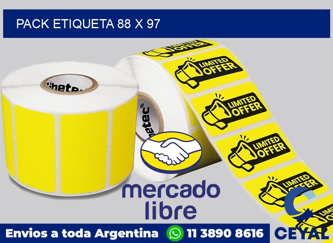 pack etiqueta 88 x 97