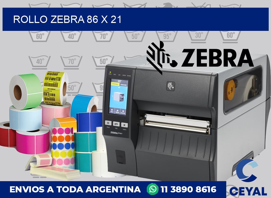 rollo zebra 86 x 21