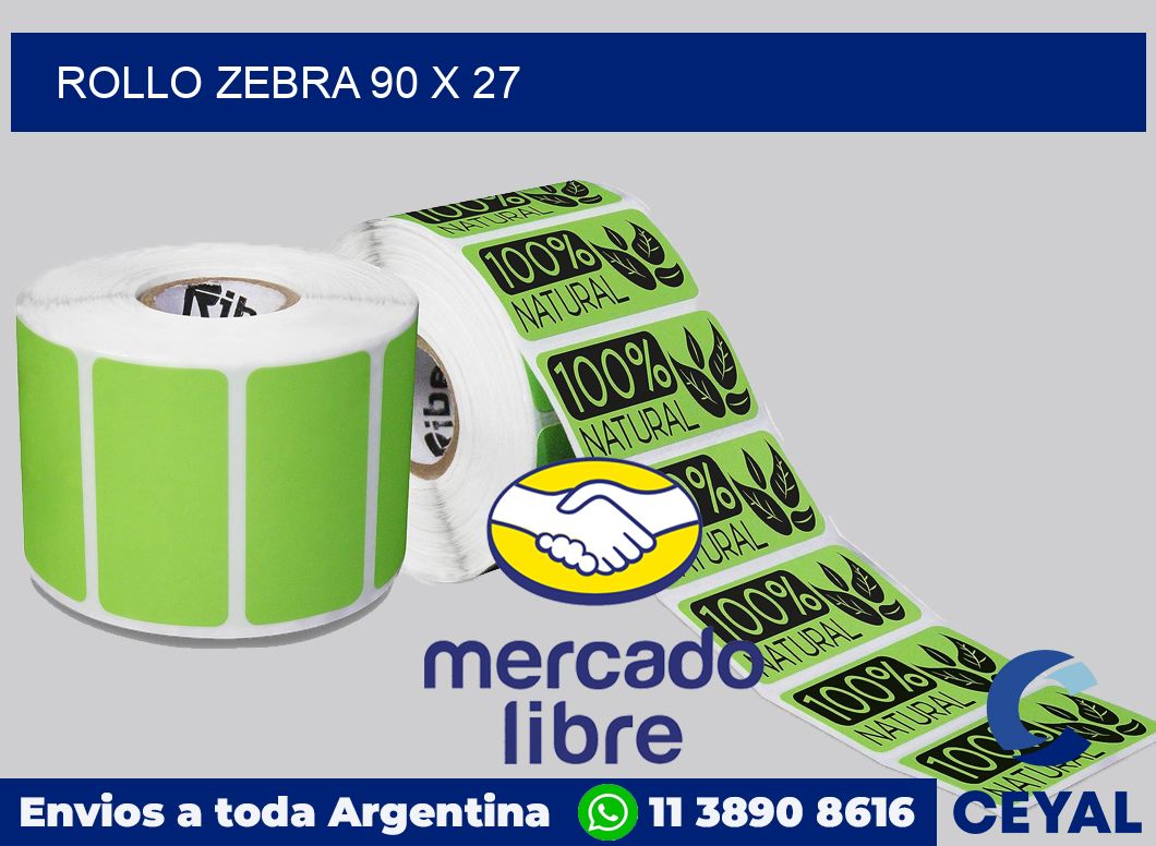 rollo zebra 90 x 27