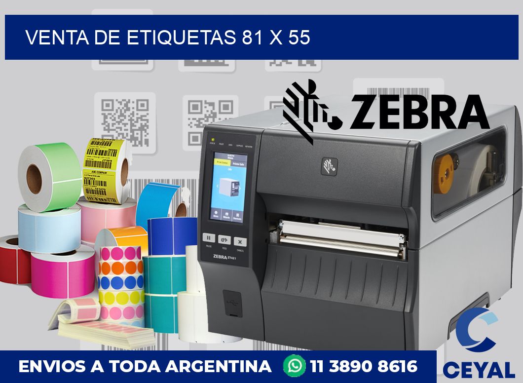venta de etiquetas 81 x 55