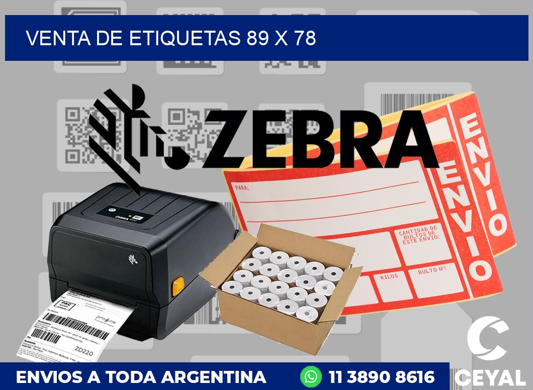 venta de etiquetas 89 x 78