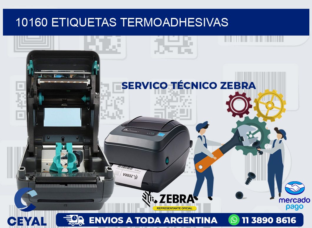 10160 ETIQUETAS TERMOADHESIVAS