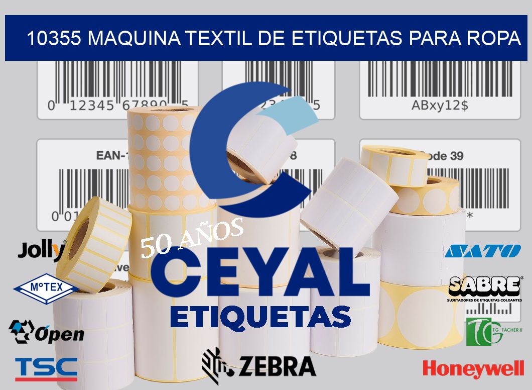 10355 MAQUINA TEXTIL DE ETIQUETAS PARA ROPA
