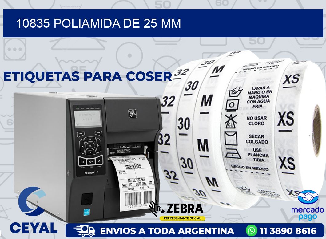 10835 POLIAMIDA DE 25 MM