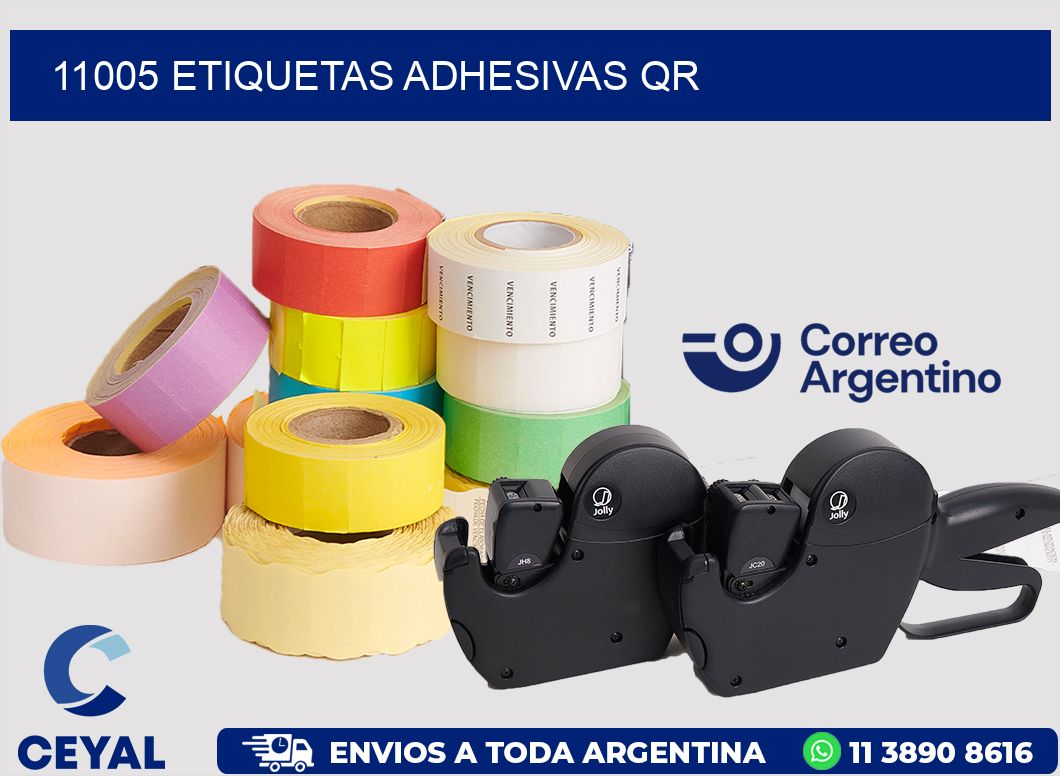 11005 ETIQUETAS ADHESIVAS QR