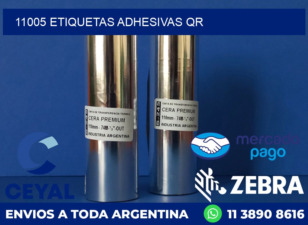 11005 ETIQUETAS ADHESIVAS QR